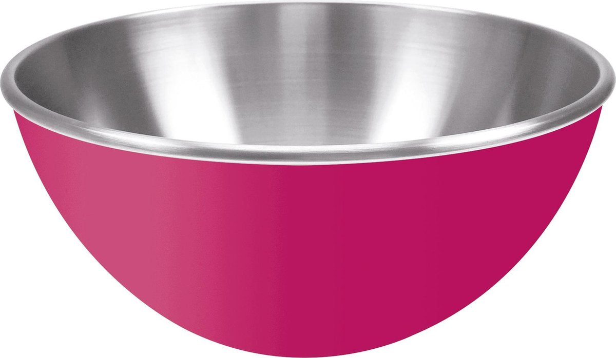Zak!Designs Gemini Serveerschaal - Dubbelwandig - Rvs - 20 cm - Berry