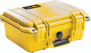 Peli 1400 Waterdichte Camerakoffer Geel met Foam Interieur
