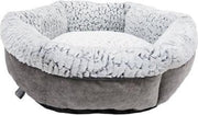 Rosewood hondenmand luxury plush rond grijs - 48x48 cm - 1 stuks