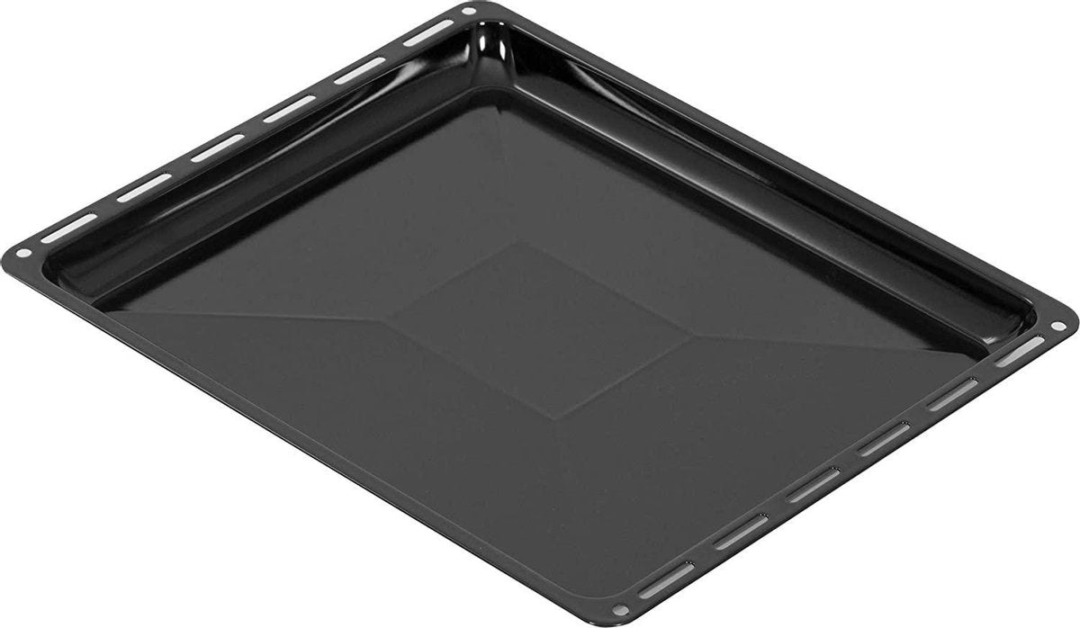 ICQN Bakplaat voor oven - 455 x 377 x 30 mm - Geëmailleerd - Geschikt voor Bosch Siemens 432256 Neff Z11CB10E0 Goranje 274662 Bauknecht 480121103007