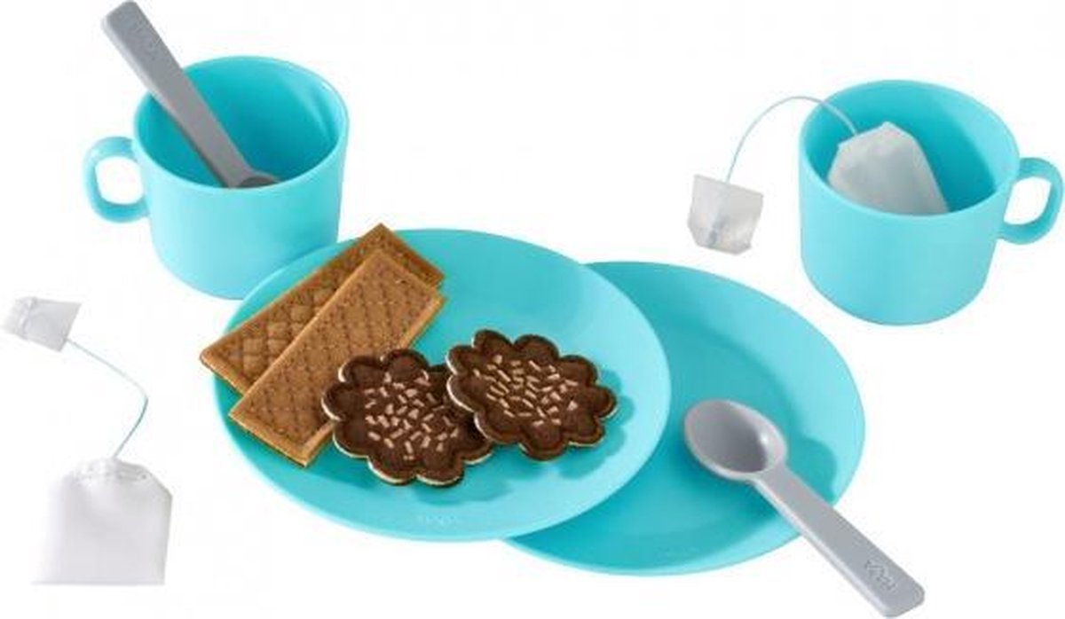 Haba Servies Theekransje Junior 12 Cm Blauw 10-delig
