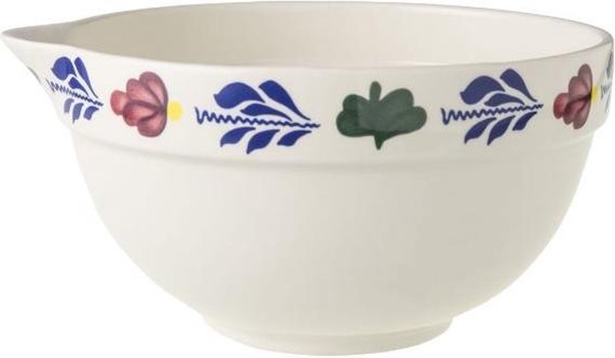 Royal Boch Boerenbont Beslagkom met tuit 23cm