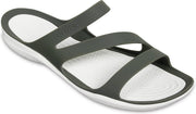 Crocs Slippers - Maat 36/37 - Vrouwen - groen/beige