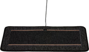 Heatek infrarood verwarmingstapijt - 100 x 50cm - Antraciet - Nano-Carbon Formule - 33°C - 1mm dikte - inclusief stekker