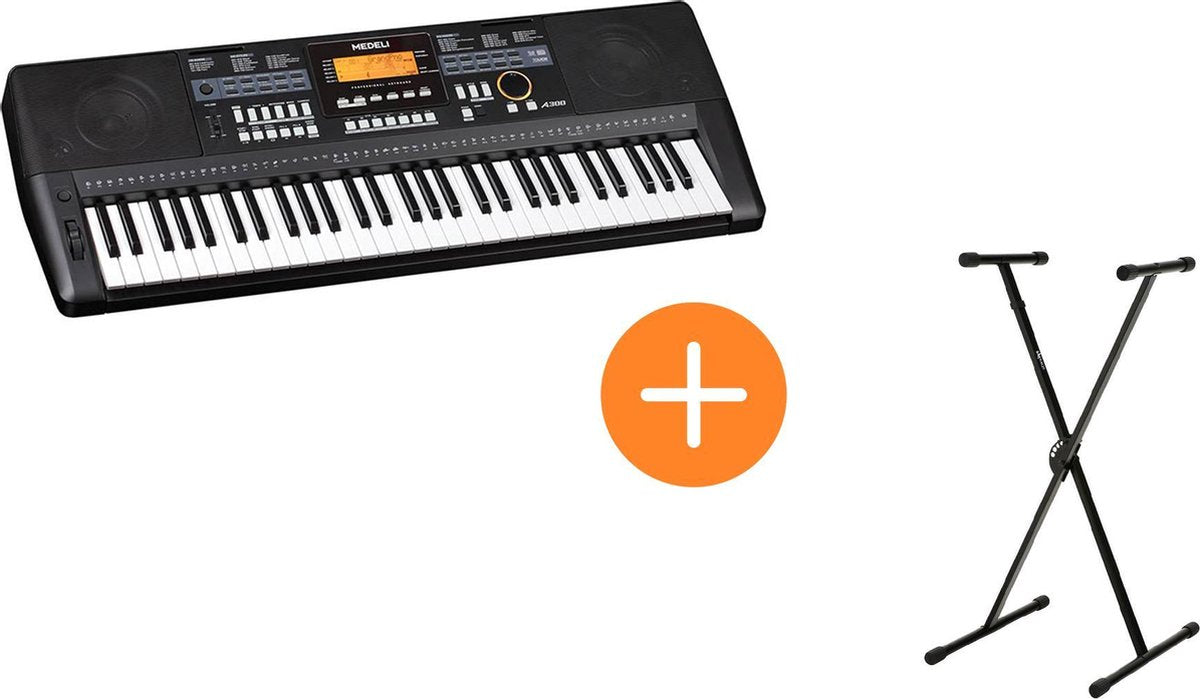Medeli A300 keyboard + keyboardstatief