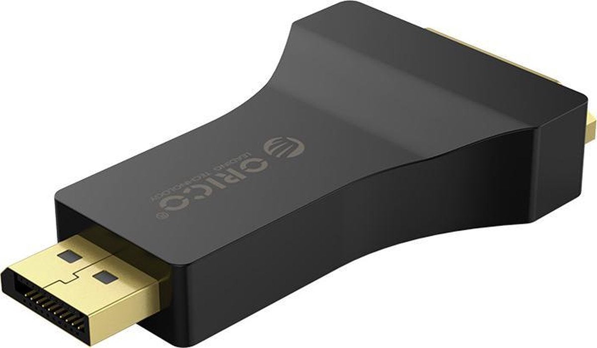 DisplayPort Male naar DVI-I Female adapter - 1920 x 1200P @60Hz - zwart