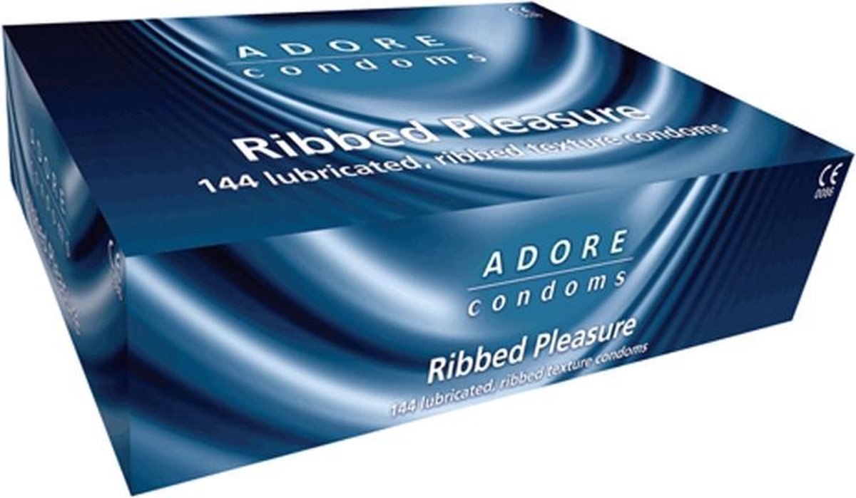 Pasante Adore Ribbed - 144 stuks - Condooms