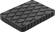 BGS Auto Krik Pad - Rubber blok - extra plat - 160 x 120 x 20 mm - geschikt voor o.a. hefbruggen - potkrikken - autokrikken - Bandenbruggen - BGS7036