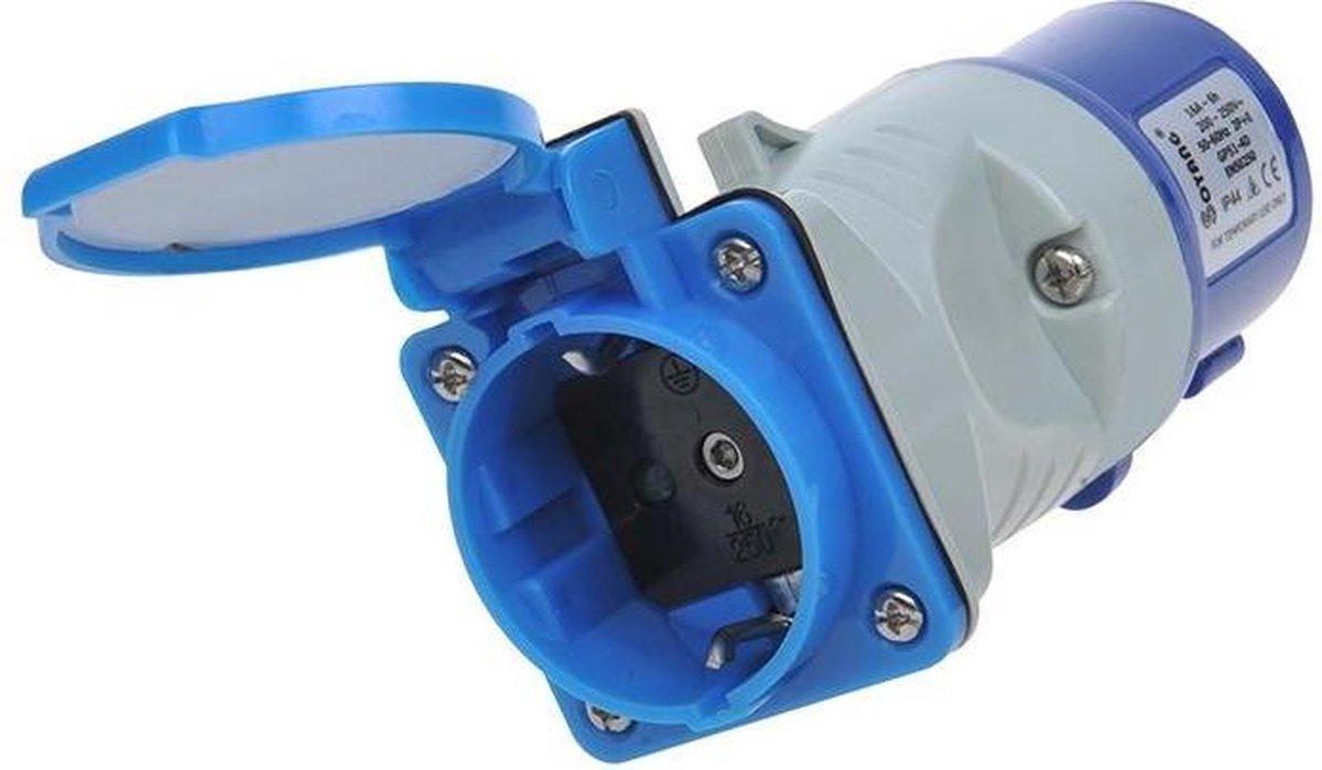 Proplus Verloopstekker Van Cee Naar Schuko-stopcontact 16a / 230 V