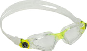 Aqua Sphere Kayenne - Zwembril - Kinderen - Clear Lens - Transparant/Lime