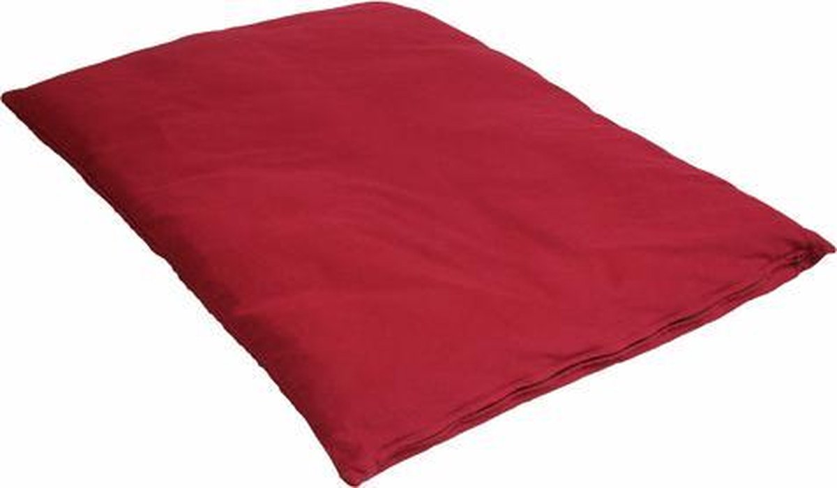Zabuton Meditatiemat Rood - extra dikke katoenvulling
