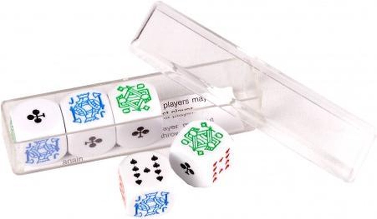 Longfield Games Pokerstenen 5 Stuks 18 Mm