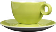 Cappuccinokopje met schotel - 200ml - Mosterdman - Groen