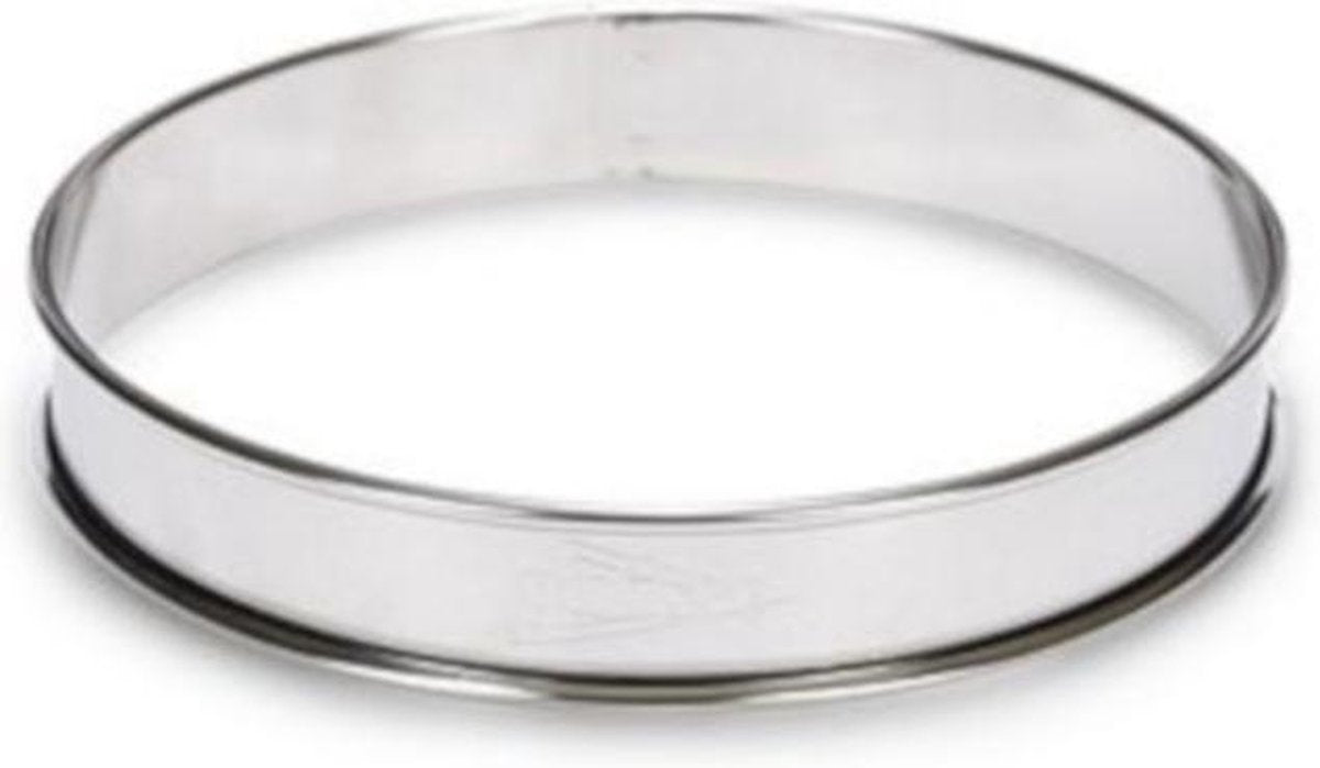 Patisse Flan-ring 10 Cm Rvs Zilver