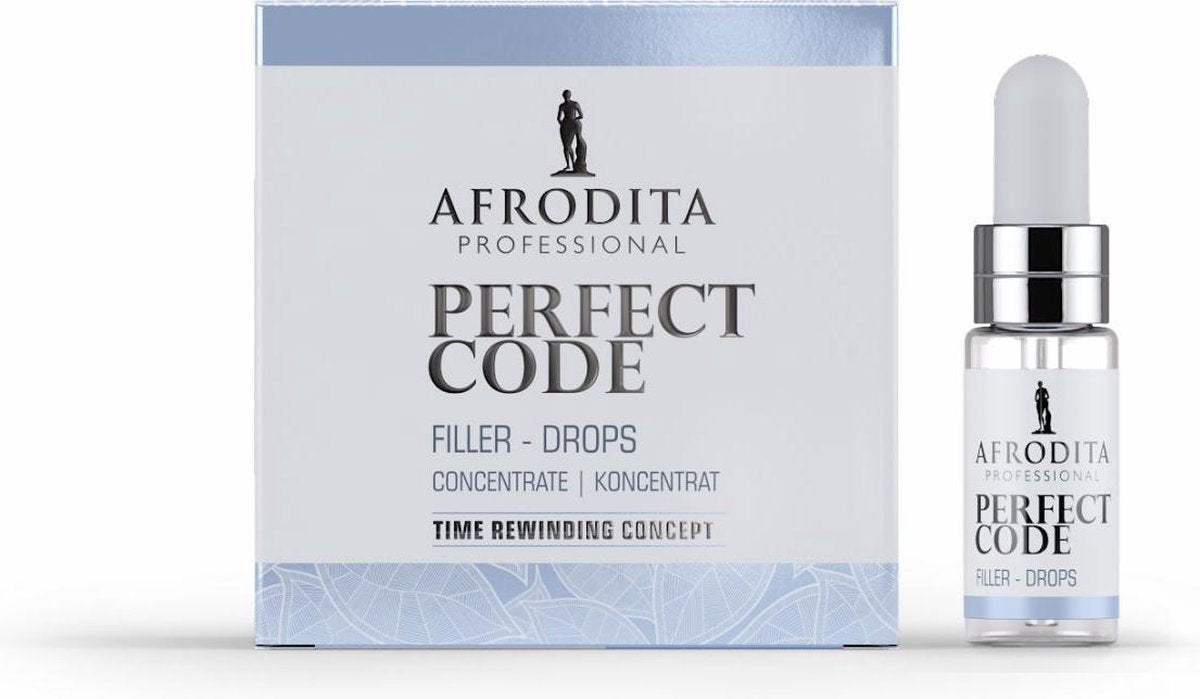 AFRODITA Perfect Code Filler-Drops Concentraat - met 60% peptidecomplex - Zichtbare resultaten in 30 MINUTEN - Peptide Serum - 5 ml