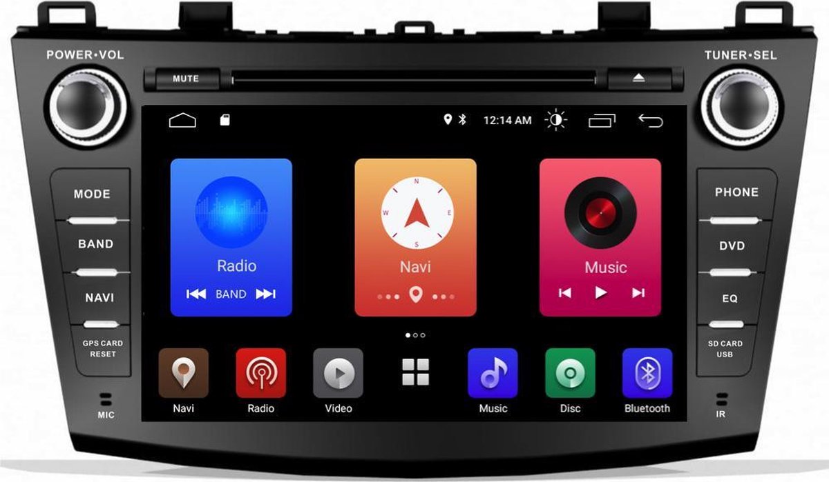 Mazda 3 Android 10 Autoradio | 2010 t/m 2013 | Carplay | Davilon