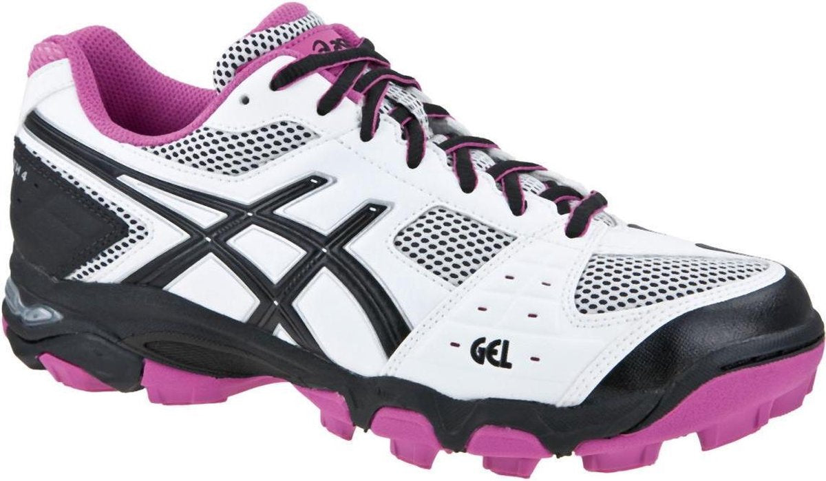 Asics Gel Blackheath 4 - Hockeyschoenen - Vrouwen - Maat 43.5 - Wit/Zwart/Paars