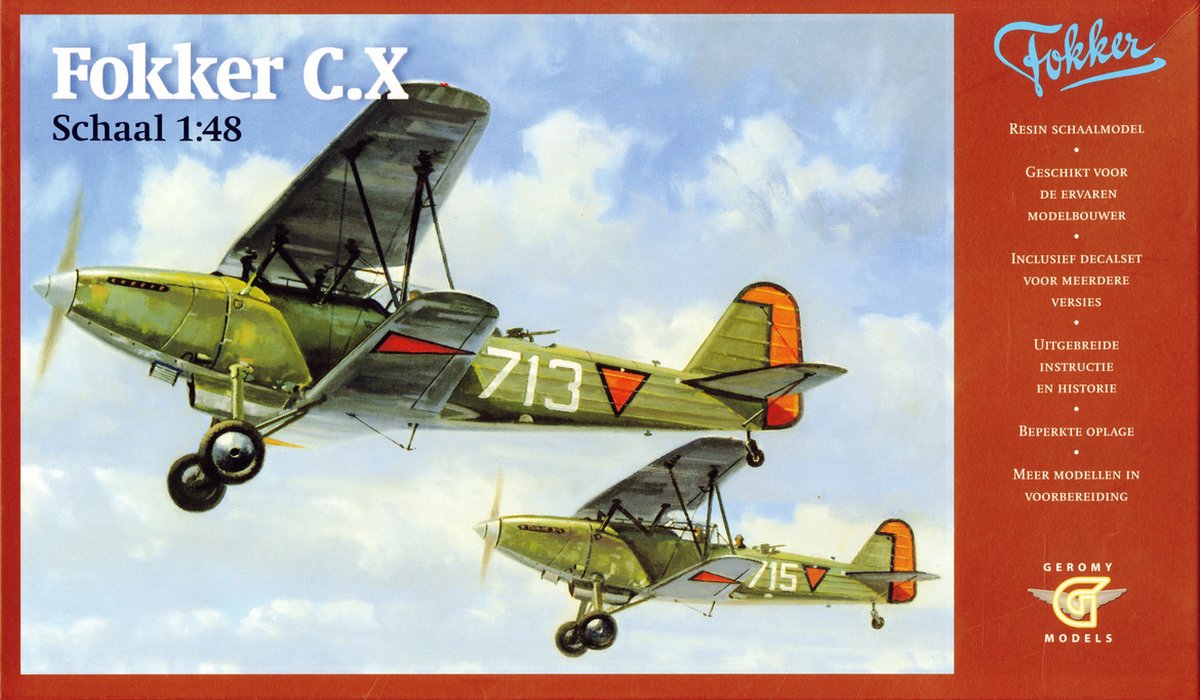 Fokker C.X (C10) schaal 1:48