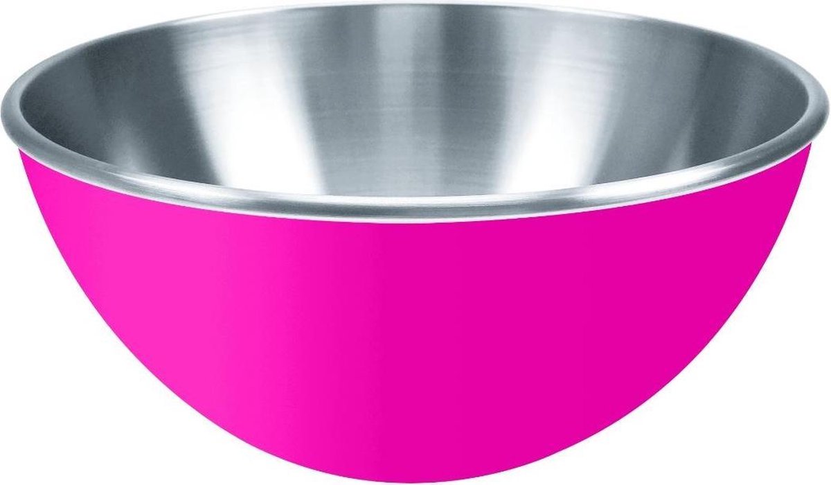 Zak!Designs Gemini Serveerschaal - Dubbelwandig - Rvs - 25 cm - Berry