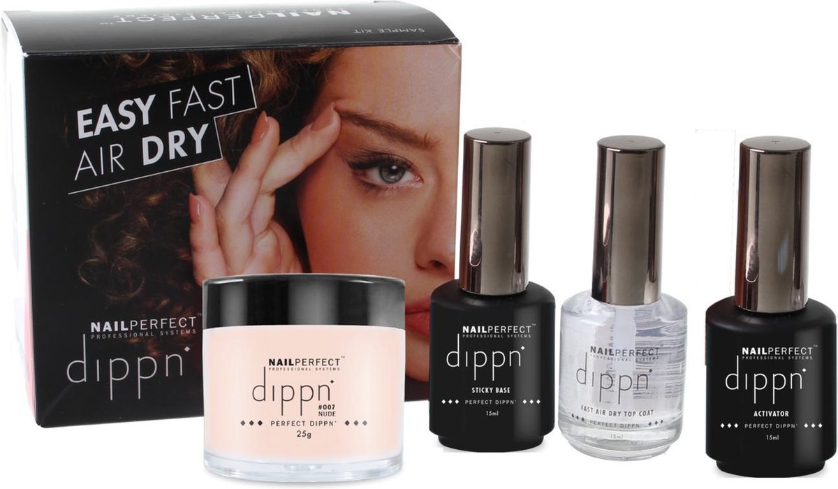 Dip poeder Starter Kit - NailPerfect - Dippn Kit (Dippn' Sticky Base 15ml