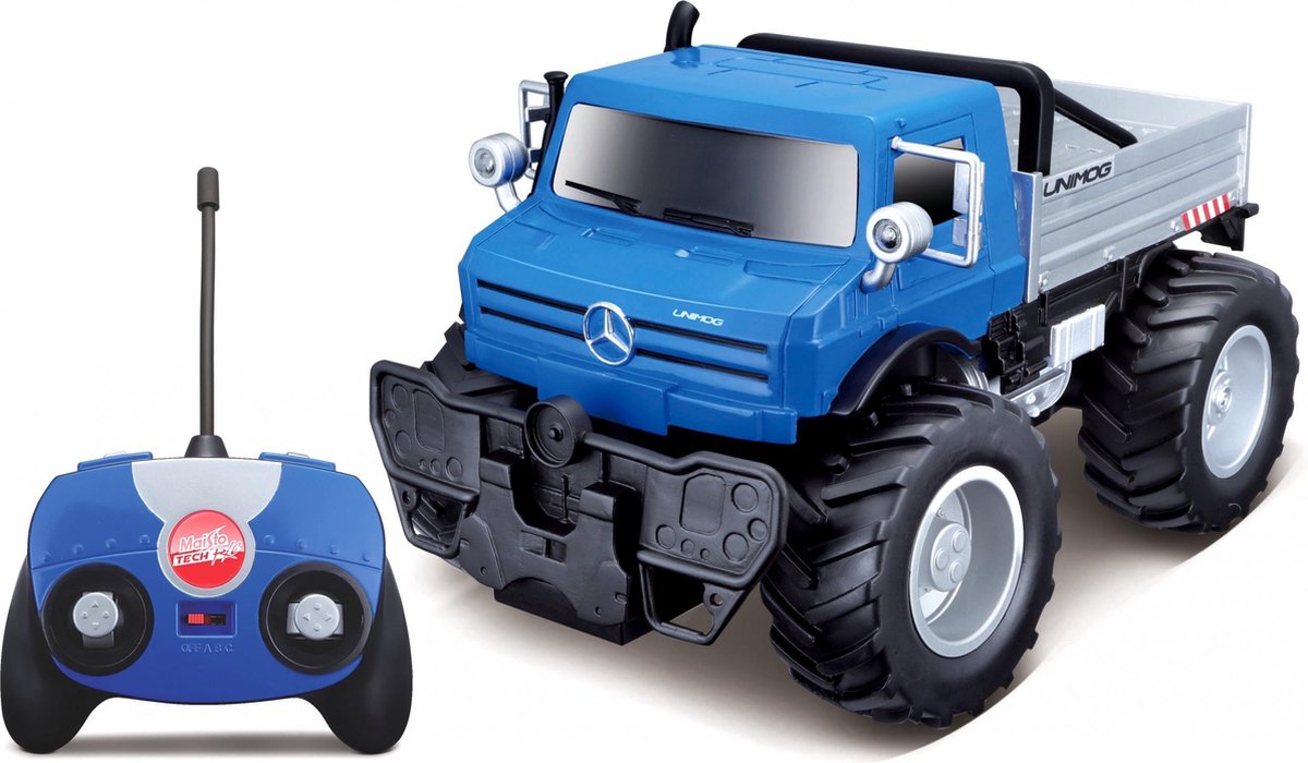 Maisto Vrachtwagen Mercedes Benz Unimog U5023 Civilian Blauw