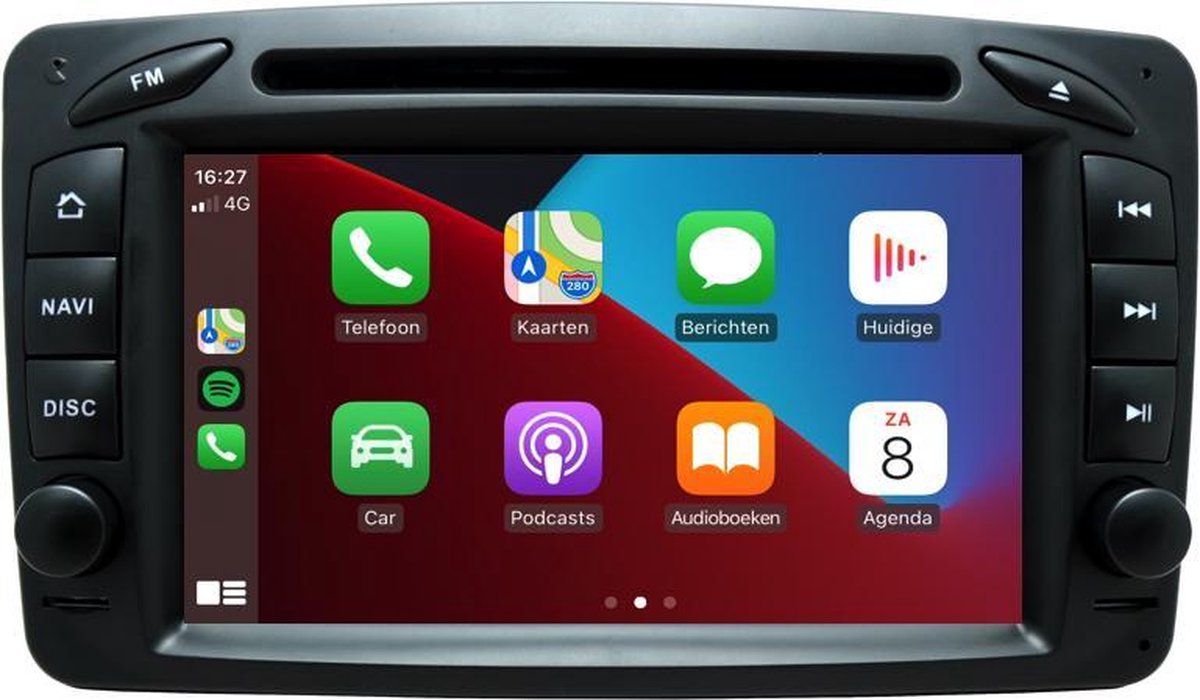 Mercedes A C CLK Klasse Autoradio | Carplay | Navigatie | Davilon