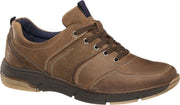 Gallus Heren Bruine leren sneaker - Maat 41