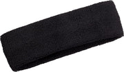 Atipick Zweetband 18 X 5 Cm Katoen Zwart