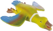 M-pets Piepspeelgoed Kaya De Eend 21 X 19 Cm Latex Groen/geel