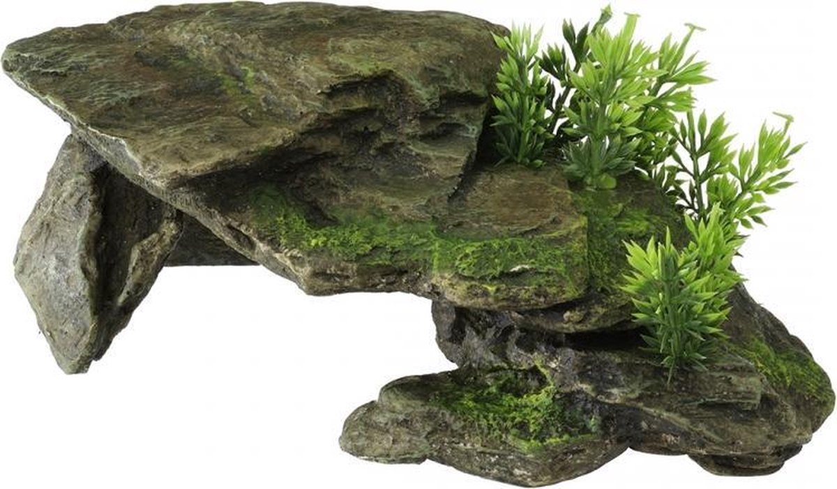 Auqa Della Stone with plants Grijs 28