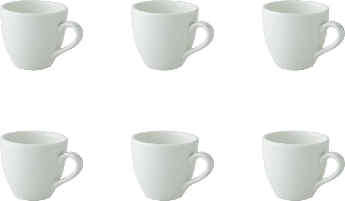 Palmer Robusta Espressokop 8 cl - Porselein - 6 stuks