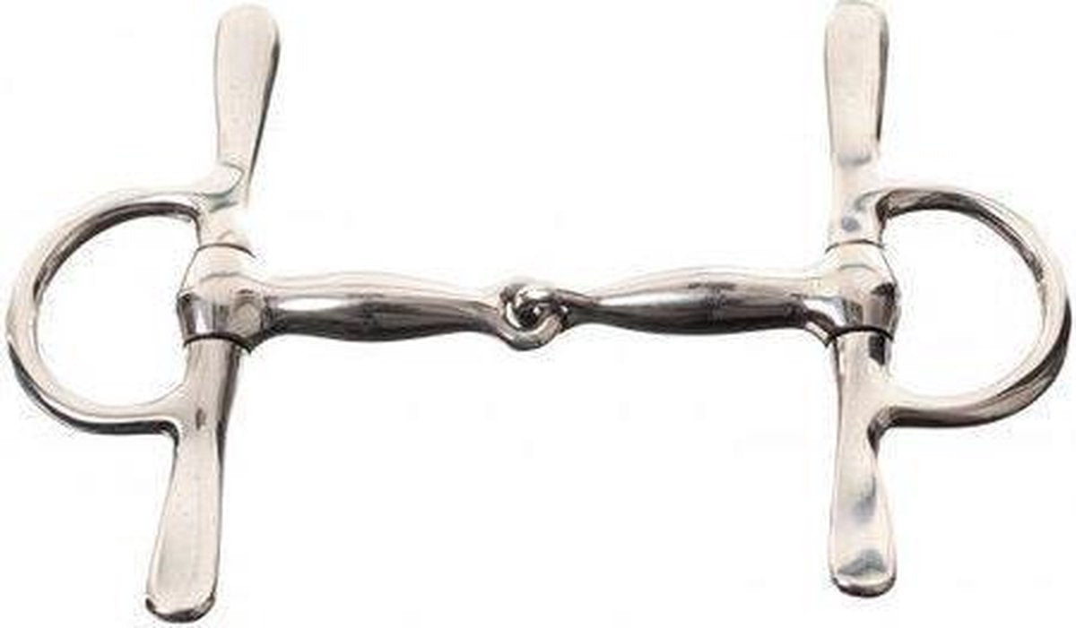 MHS Enkel gebroken Kneveltrens RVS 9 cm