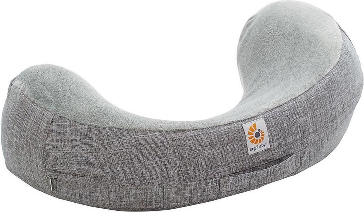 Ergobaby Borstvoedingskussen - Grey - Natural Curve - zakt niet in