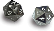 Heavy Metal D20 2-Dice Set - Gun Metal