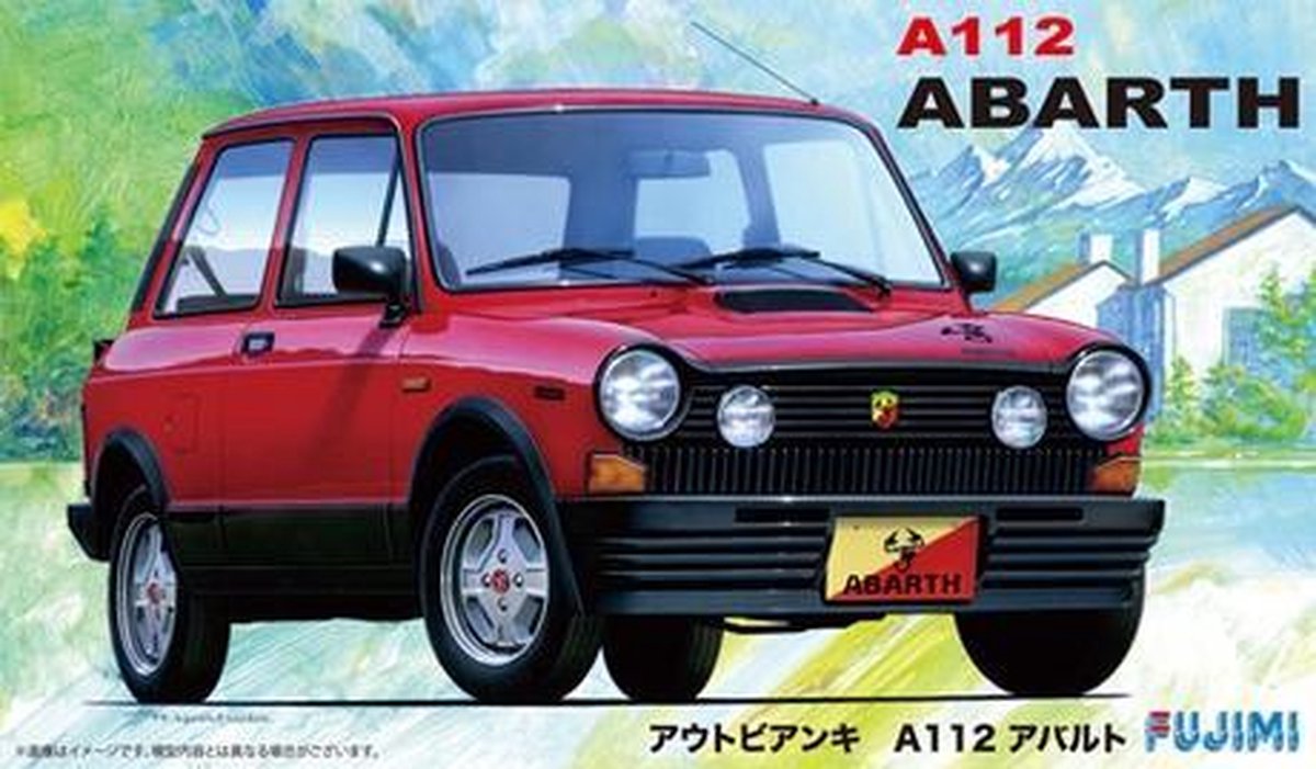 Autobianchi A112 Abarth - Fujimi modelbouw pakket 1:24