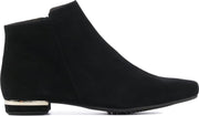 Brunate Vrouwen Suède  Enkellaarsjes / Laarzen / Damesschoenen 18217 - Zwart - maat 39
