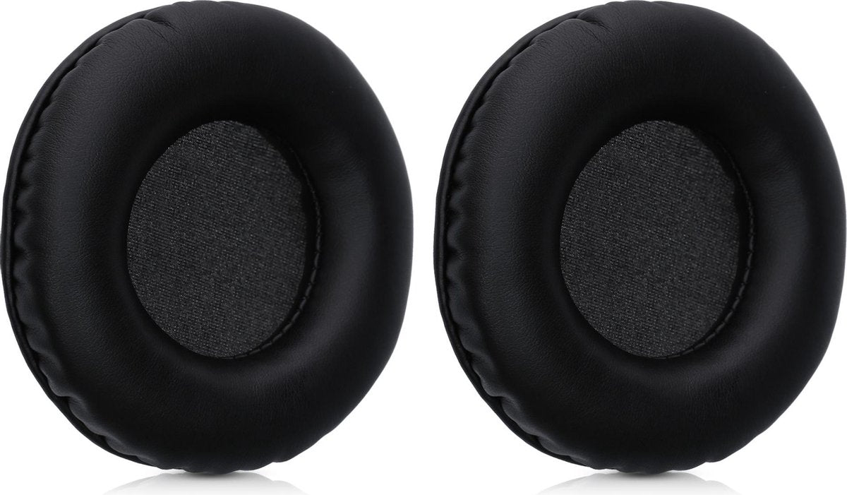 kwmobile 2x oorkussens voor Skullcandy Hesh 2.0 koptelefoons - imitatieleer - voor over-ear-koptelefoon - zwart