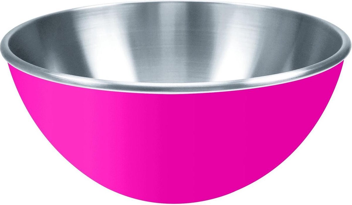Zak!Designs Gemini Serveerschaal - Dubbelwandig - Rvs - 16 cm - Berry
