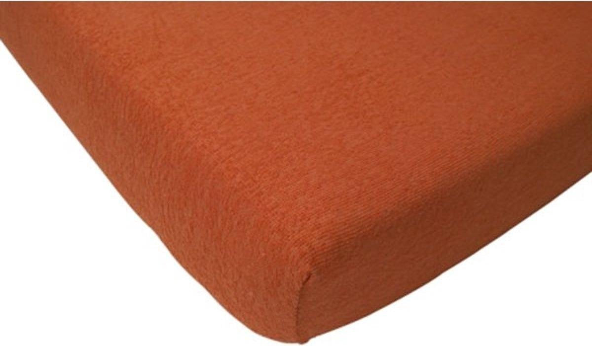 Hoeslaken badstof Oranje ABZ 40 x 80 cm