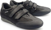 Mephisto BEA lederen dames sneaker met dubbele klittenband zwart - Maat 38.5