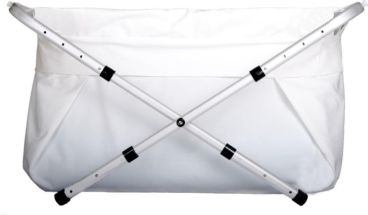 BiBaBad verstelbaar Babybadje - 70-90 cm - Wit
