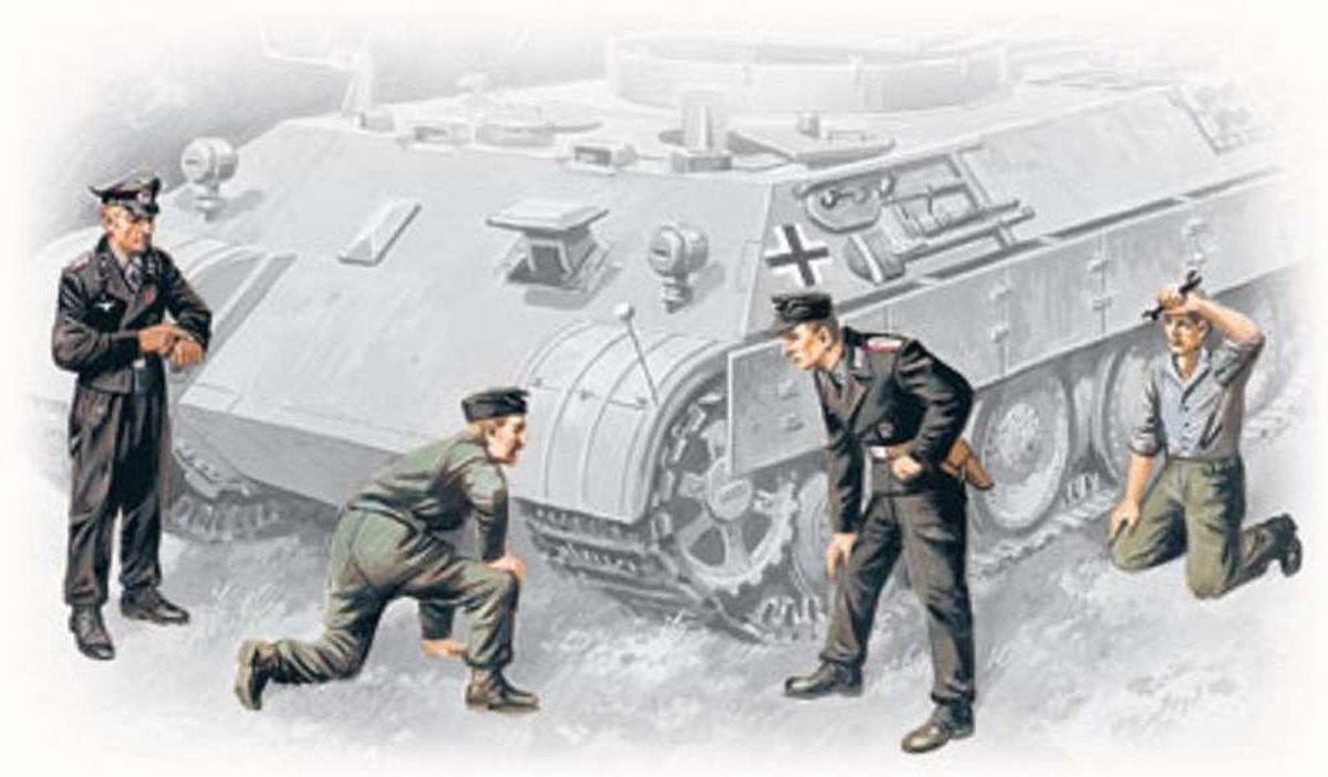 1:35 ICM 35211 German Tank Crew (1943-1945) Plastic kit