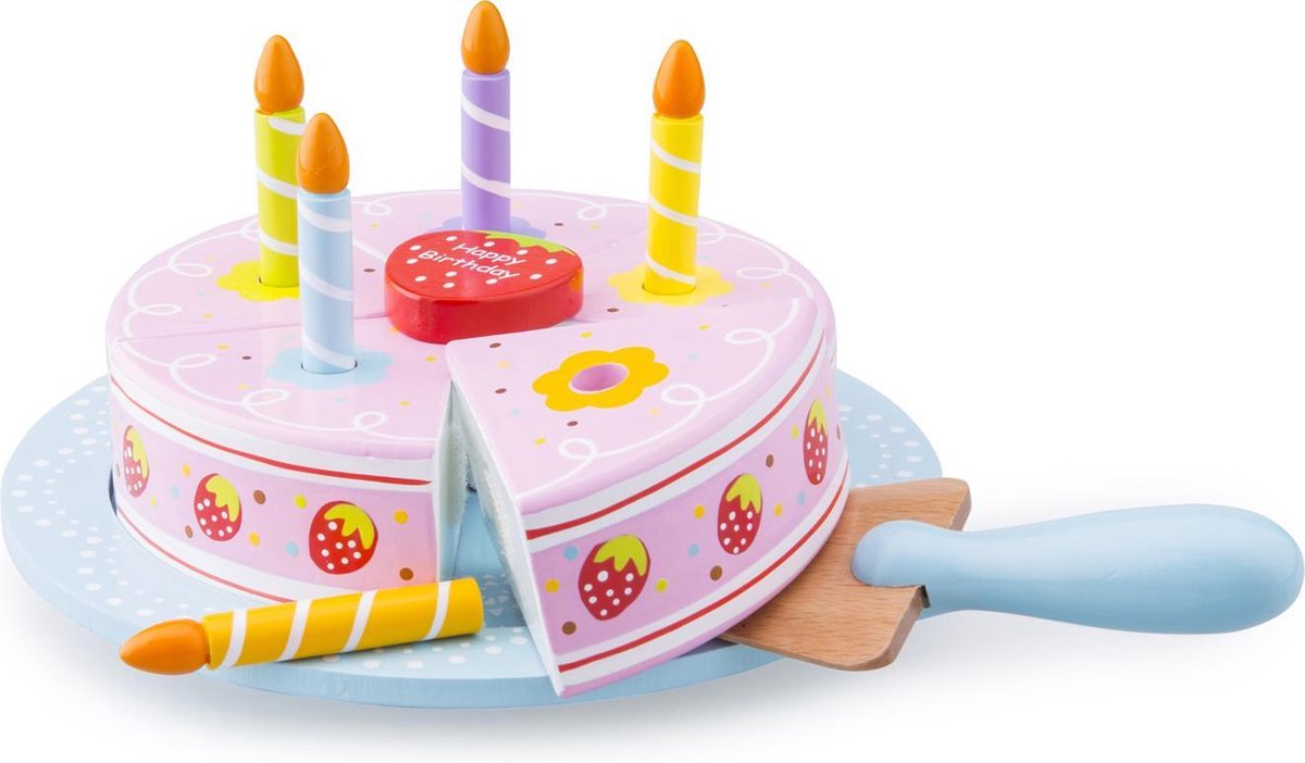 New Classic Toys Houten Verjaardagstaart