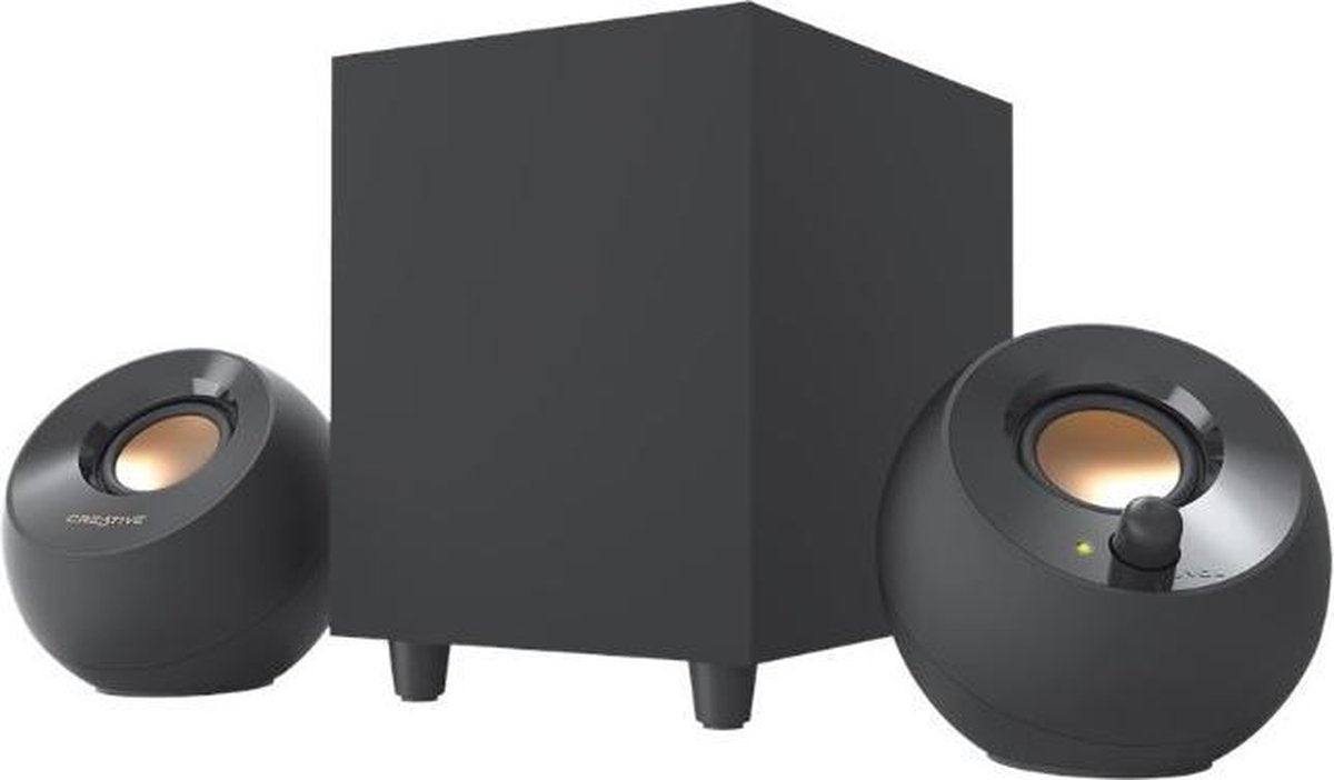 Creative Labs Creative Pebble Plus luidspreker 2-weg 8 W Zwart Bedraad