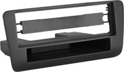1-DIN Paneel met aflegbakje. Audi A1 2010-2018 Kleur: Zwart