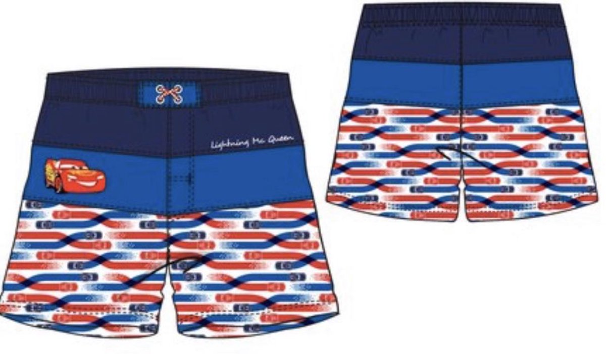 Cars  Lightning Mc Queen zwemshort - blauw - maat 98 / 3 jaar