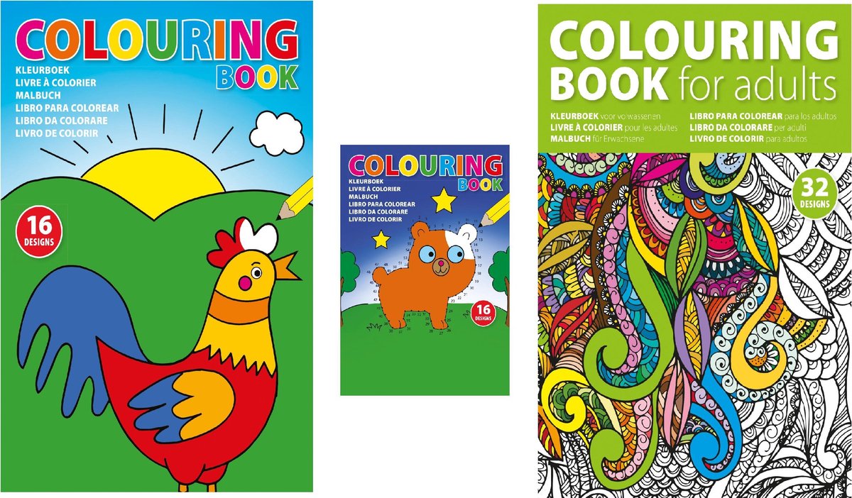 3 Kleurboeken