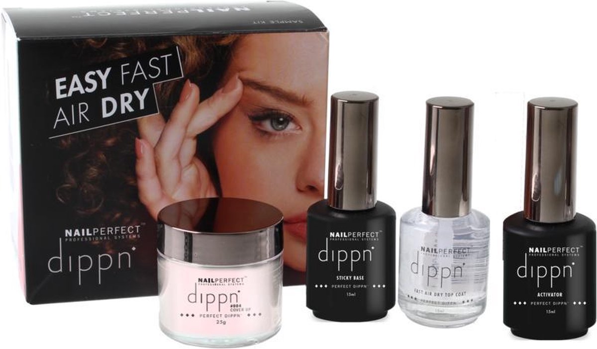 Dip poeder Starter Kit - NailPerfect - Dippn Kit (Dippn' Sticky Base 15ml