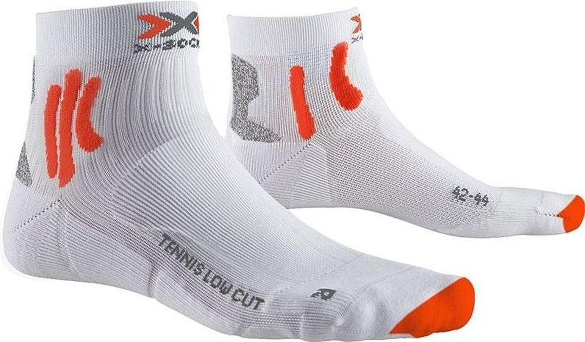 X-socks Tennissokken Low Cut Nylon/polypropyleen Wit Mt 35-38