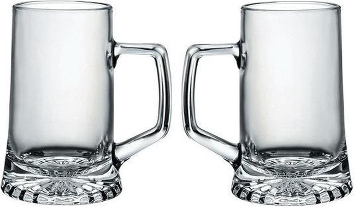 6x Bierglazen/bierpullen 510 ml - Bier pullen 6 stuks